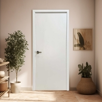 WPC VACUUM DOOR WPC-001 Wooden WHITE