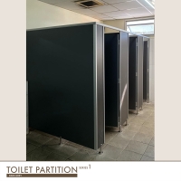TOILET PARTITION SERIES-1 DARK GREY